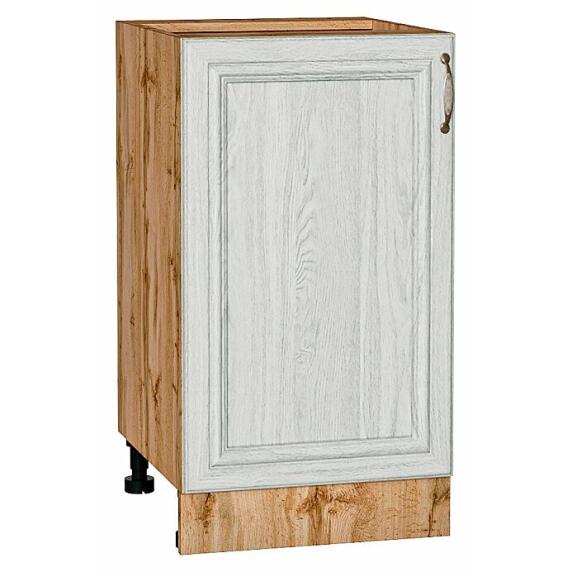Шкаф нижний с 1-ой дверцей Шале White Dreamline Дуб Вотан 816*450*480