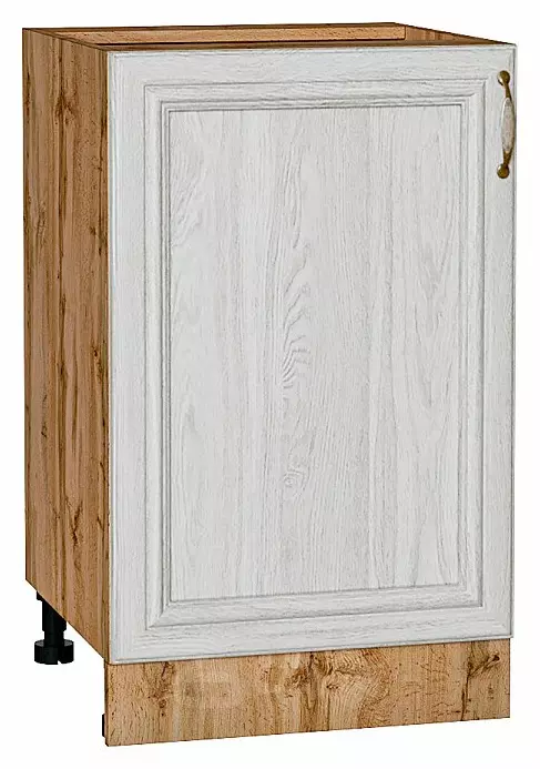 Шкаф нижний с 1-ой дверцей Шале White Dreamline Дуб Вотан 816*500*480