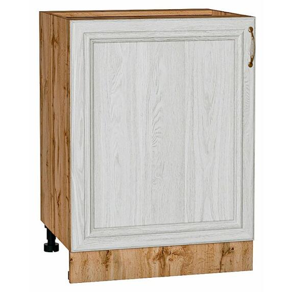 Шкаф нижний с 1-ой дверцей Шале White Dreamline Дуб Вотан 816*600*480