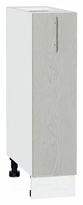 Шкаф нижний с 1-ой дверцей Сканди Cappuccino Softwood Белый 816*200*480