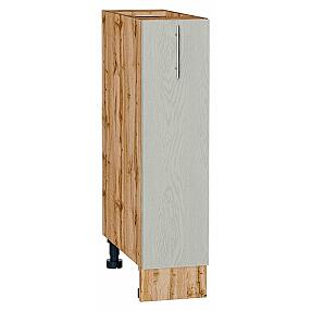 Шкаф нижний с 1-ой дверцей Сканди Cappuccino Softwood Дуб Вотан 816*200*480