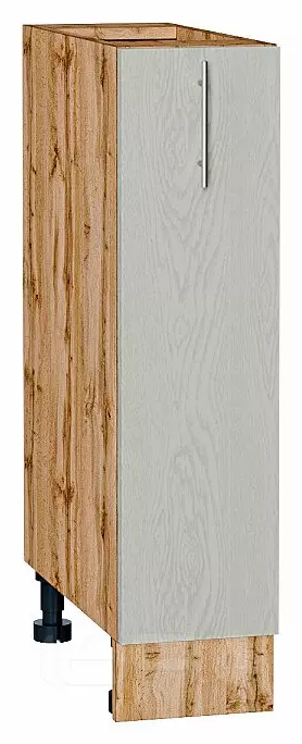 Шкаф нижний с 1-ой дверцей Сканди Cappuccino Softwood Дуб Вотан 816*200*480
