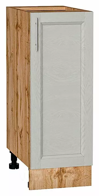 Шкаф нижний с 1-ой дверцей Сканди Cappuccino Softwood Дуб Вотан 816*300*480