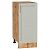 Шкаф нижний с 1-ой дверцей Сканди Cappuccino Softwood Дуб Вотан 816*350*480