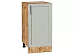 Шкаф нижний с 1-ой дверцей Сканди Cappuccino Softwood Дуб Вотан 816*400*480