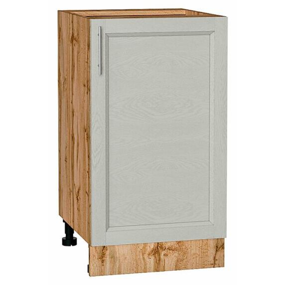 Шкаф нижний с 1-ой дверцей Сканди Cappuccino Softwood Дуб Вотан 816*450*480