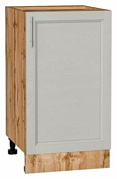Шкаф нижний с 1-ой дверцей Сканди Cappuccino Softwood Дуб Вотан 816*450*480