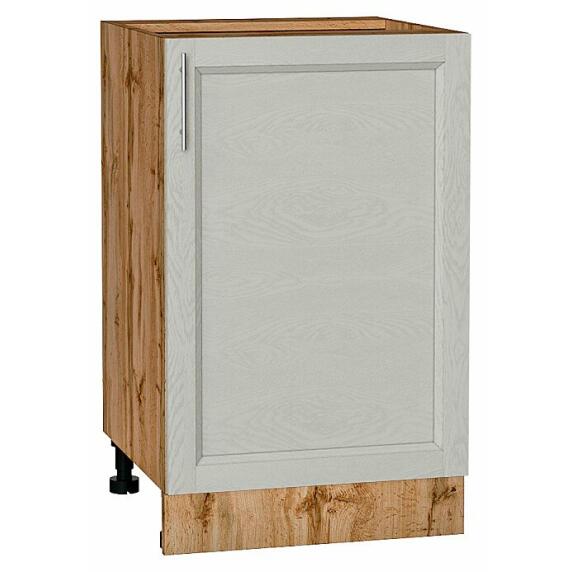 Шкаф нижний с 1-ой дверцей Сканди Cappuccino Softwood Дуб Вотан 816*500*480