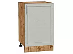 Шкаф нижний с 1-ой дверцей Сканди Cappuccino Softwood Дуб Вотан 816*500*480