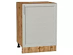 Шкаф нижний с 1-ой дверцей Сканди Cappuccino Softwood Дуб Вотан 816*600*480