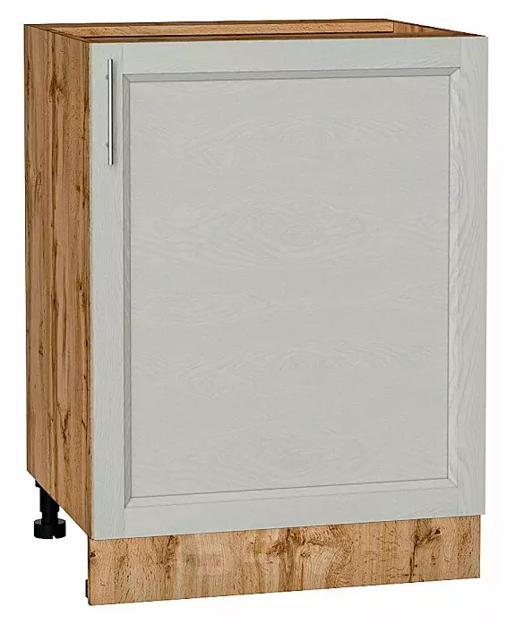 Шкаф нижний с 1-ой дверцей Сканди Cappuccino Softwood Дуб Вотан 816*600*480