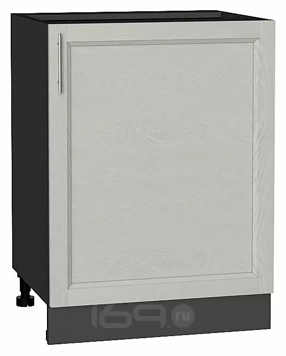 Шкаф нижний с 1-ой дверцей Сканди Cappuccino Softwood Graphite 816*600*480