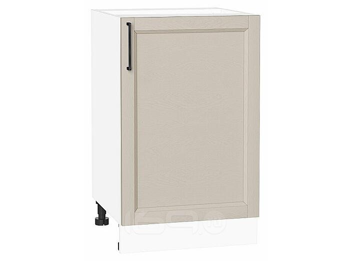 Шкаф нижний с 1-ой дверцей Сканди Cream Silkwood/Белый 816*500*480