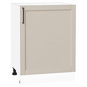 Шкаф нижний с 1-ой дверцей Сканди Cream Silkwood/Белый 816*600*480