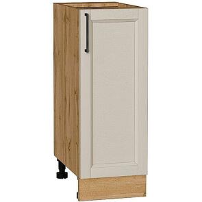 Шкаф нижний с 1-ой дверцей Сканди Cream Silkwood/Дуб Вотан 816*300*480