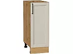 Шкаф нижний с 1-ой дверцей Сканди Cream Silkwood/Дуб Вотан 816*300*480