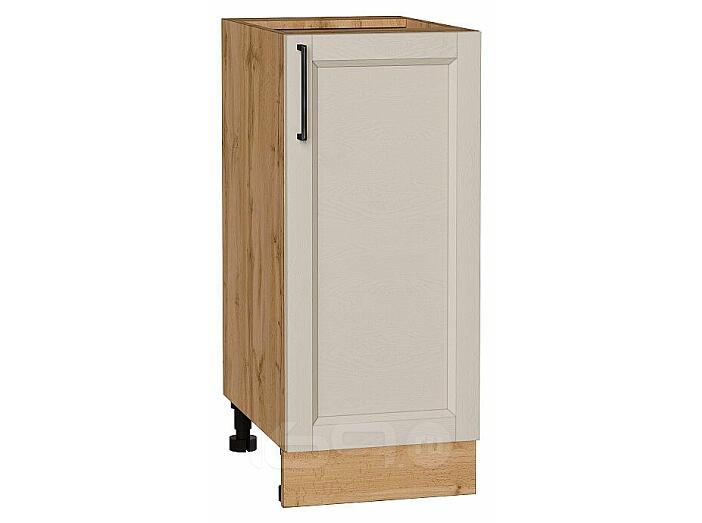 Шкаф нижний с 1-ой дверцей Сканди Cream Silkwood/Дуб Вотан 816*350*480