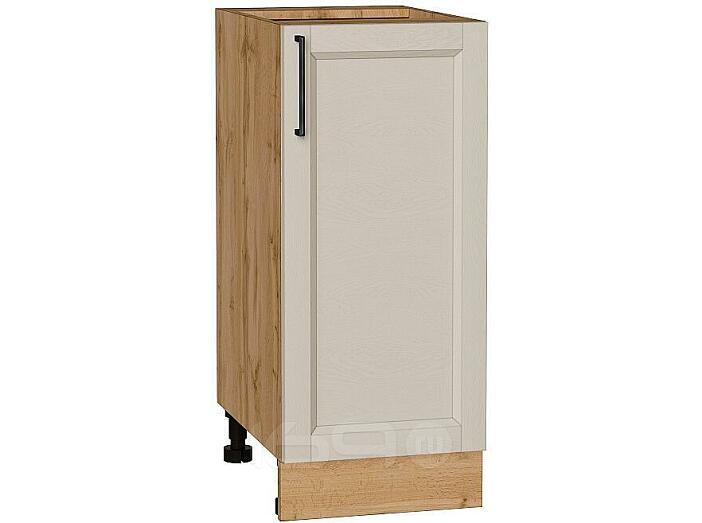 Шкаф нижний с 1-ой дверцей Сканди Cream Silkwood/Дуб Вотан 816*350*480