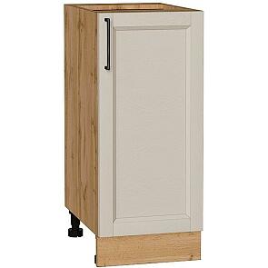 Шкаф нижний с 1-ой дверцей Сканди Cream Silkwood/Дуб Вотан 816*350*480