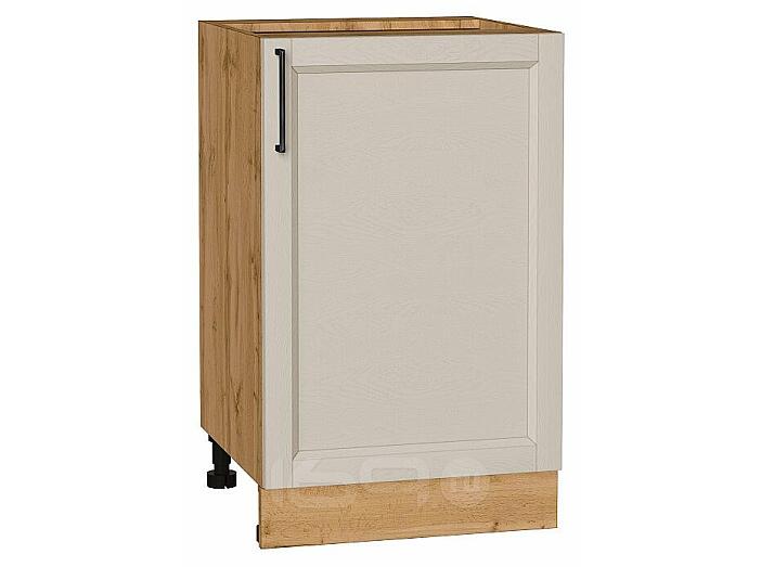 Шкаф нижний с 1-ой дверцей Сканди Cream Silkwood/Дуб Вотан 816*500*480