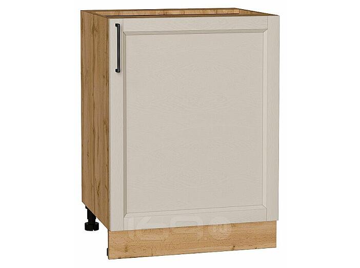Шкаф нижний с 1-ой дверцей Сканди Cream Silkwood/Дуб Вотан 816*600*480