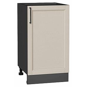 Шкаф нижний с 1-ой дверцей Сканди Cream Silkwood/Graphite 816*450*480