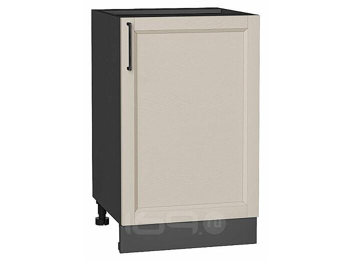 Шкаф нижний с 1-ой дверцей Сканди Cream Silkwood/Graphite 816*500*480