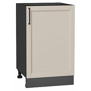 Шкаф нижний с 1-ой дверцей Сканди Cream Silkwood/Graphite 816*500*480