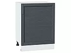 Шкаф нижний с 1-ой дверцей Сканди Graphite Softwood Белый 816*600*480