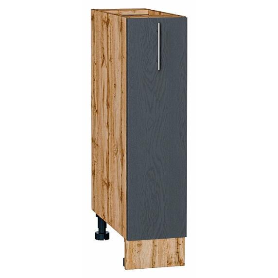 Шкаф нижний с 1-ой дверцей Сканди Graphite Softwood Дуб Вотан 816*200*480