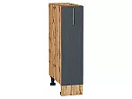 Шкаф нижний с 1-ой дверцей Сканди Graphite Softwood Дуб Вотан 816*200*480