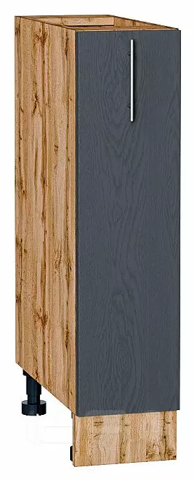 Шкаф нижний с 1-ой дверцей Сканди Graphite Softwood Дуб Вотан 816*200*480