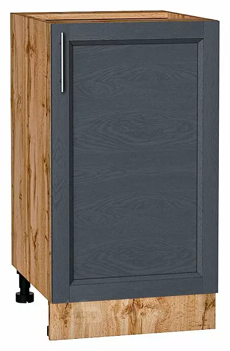 Шкаф нижний с 1-ой дверцей Сканди Graphite Softwood Дуб Вотан 816*450*480