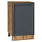 Шкаф нижний с 1-ой дверцей Сканди Graphite Softwood Дуб Вотан 816*500*480 Шкаф нижний с 1-ой дверцей Сканди Graphite Softwood Дуб Вотан 816*500*480