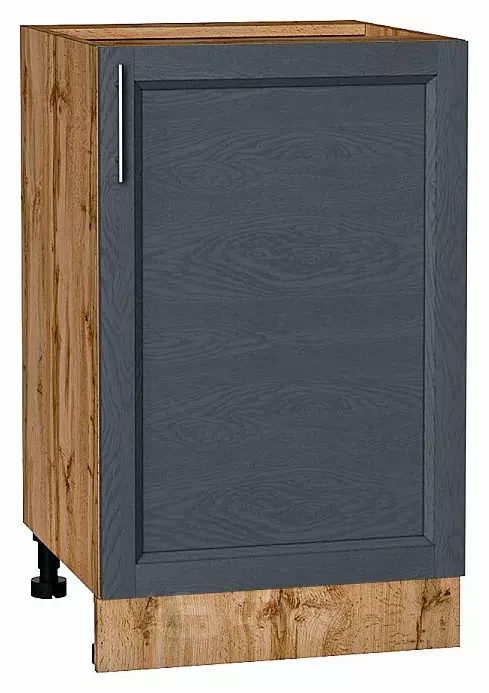 Шкаф нижний с 1-ой дверцей Сканди Graphite Softwood Дуб Вотан 816*500*480