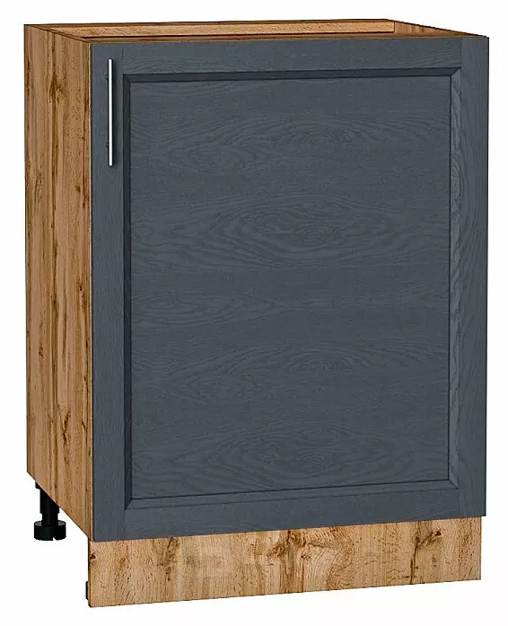 Шкаф нижний с 1-ой дверцей Сканди Graphite Softwood Дуб Вотан 816*600*480