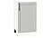 Шкаф нижний с 1-ой дверцей Сканди Grey Silkwood/Белый 816*450*480