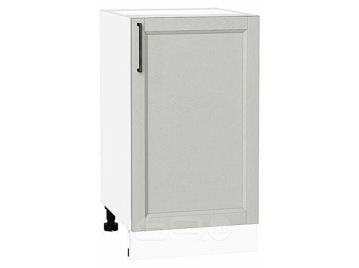 Шкаф нижний с 1-ой дверцей Сканди Grey Silkwood/Белый 816*450*480
