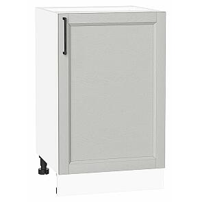 Шкаф нижний с 1-ой дверцей Сканди Grey Silkwood/Белый 816*500*480