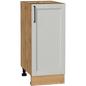 Шкаф нижний с 1-ой дверцей Сканди Grey Silkwood/Дуб Вотан 816*350*480