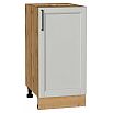 Шкаф нижний с 1-ой дверцей Сканди Grey Silkwood/Дуб Вотан 816*400*480