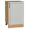 Шкаф нижний с 1-ой дверцей Сканди Grey Silkwood/Дуб Вотан 816*500*480