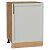 Шкаф нижний с 1-ой дверцей Сканди Grey Silkwood/Дуб Вотан 816*600*480