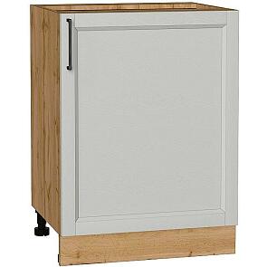 Шкаф нижний с 1-ой дверцей Сканди Grey Silkwood/Дуб Вотан 816*600*480