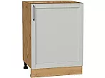 Шкаф нижний с 1-ой дверцей Сканди Grey Silkwood/Дуб Вотан 816*600*480