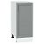 Шкаф нижний с 1-ой дверцей Сканди Grey Softwood Белый 816*350*480