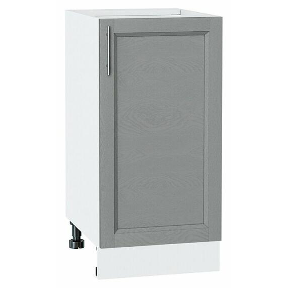 Шкаф нижний с 1-ой дверцей Сканди Grey Softwood Белый 816*400*480