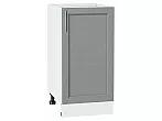 Шкаф нижний с 1-ой дверцей Сканди Grey Softwood Белый 816*400*480
