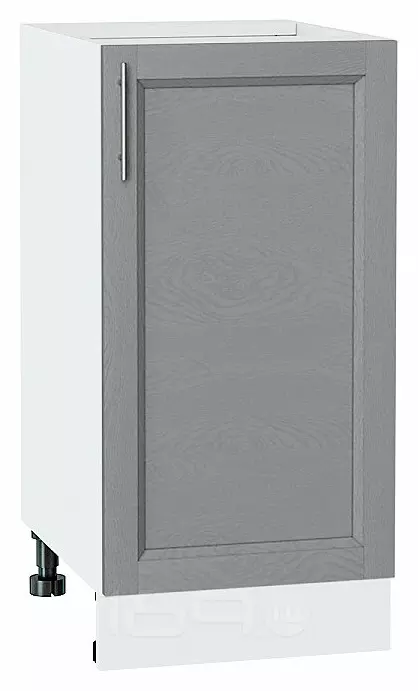 Шкаф нижний с 1-ой дверцей Сканди Grey Softwood Белый 816*400*480