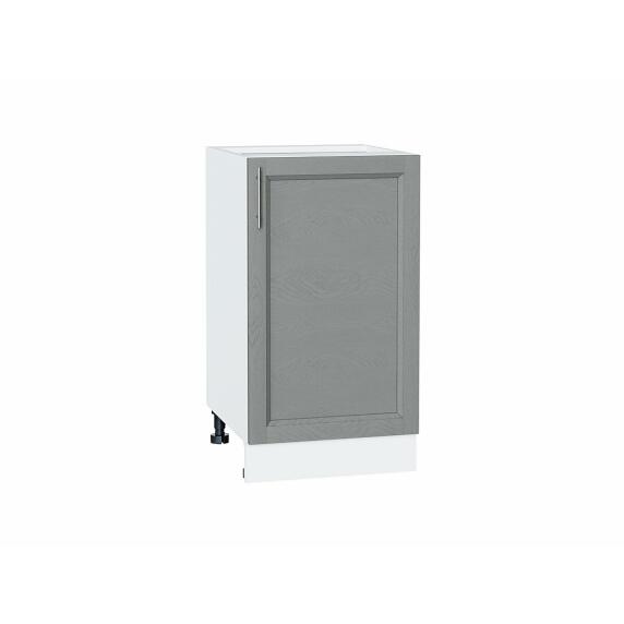 Шкаф нижний с 1-ой дверцей Сканди Grey Softwood Белый 816*450*480
